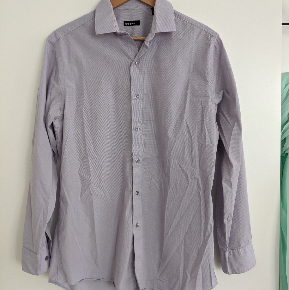 Bar lll Dress Shirt Slim Fit Mens 15 1/2